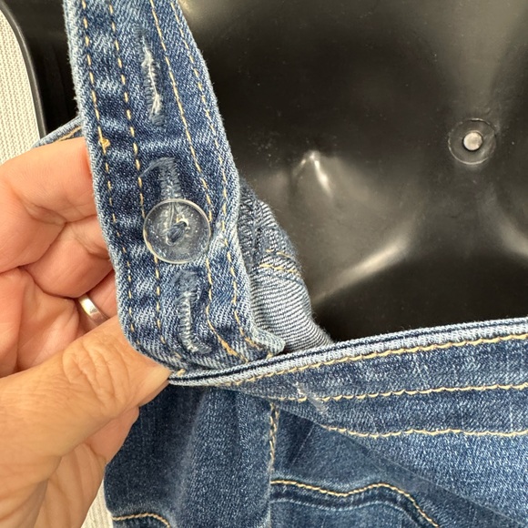 Hollister Blue Denim Mini Dress with Adjustable Straps‎ Size S - Picture 6 of 9